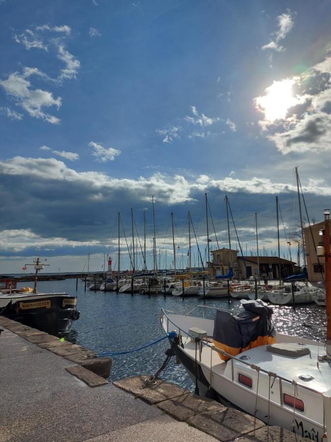 Appartement Cosy Dans Residence Sur Le Port De Marseillan 马瑟伊兰 外观 照片